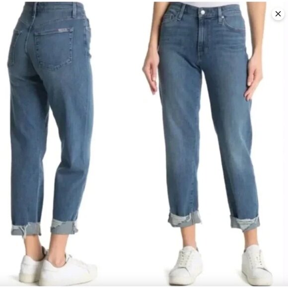 Joe's Jeans The 90's Niki Mid Rise Boyfriend Jeans Paramount Womens Size 25 - Picture 1 of 10